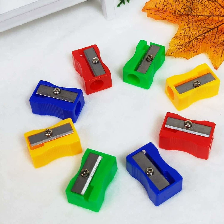 Пластиковый прямоугольный карандаш точилка Студент точилка 641 точилка для карандашей Точилка для карандашей Одно отверстие точилка