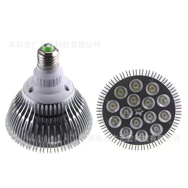 廣元宏E27燈頭 5W 7W 9W 12W 銀色款LED燈杯 PAR38 30射燈led帕燈