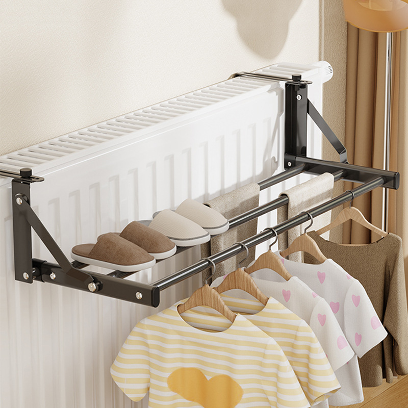 Radiator Clothes Drying Rack, Storage Rack Above the Radiator, Clothes Drying Magic Tool, Bathroom Towel Rack, Radiator Hanging Rack