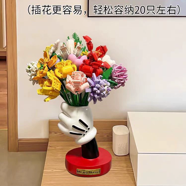 Перчатки Микки Ваза Украшения Домашний Креативный Дизайн Стиль Мода Тренд Подарок На День Рождения Милый Мультфильм Анимация