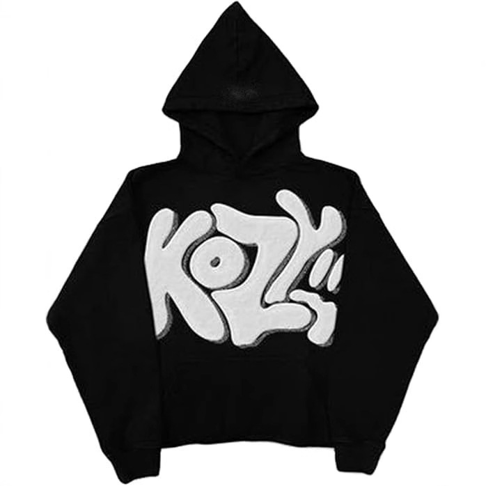 Cross-border foreign trade new European and American women's letter printed hoodie Amazon fleece-lined sports long sleeve hoodie