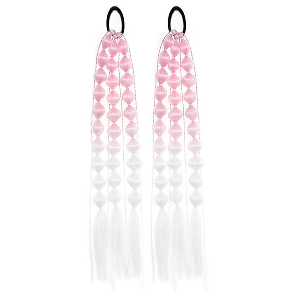 Yimai pelucita giratoria trenzada cola de caballo linterna burbuja teatro nuevo chino trenzada cola de caballo red trenzada