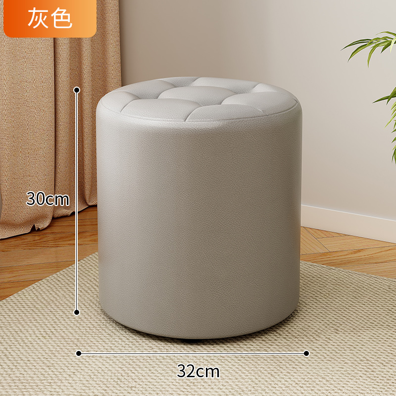 그레이 높이 30cm [방수 및 내마모성 나파가죽 원목 프레임]