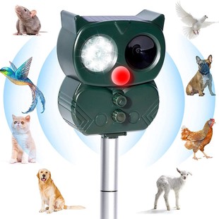 Solar Mouse Repeller, Outdoor Animal Repeller, Home Courtyard Ultrasonic Rat Repeller, Snake Repeller, Bird Repeller