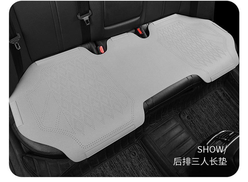 Car Seat Cushion, Universal for All Seasons, Suede Leather Seat Cover, Saddle Cushion, Perforated Ultra-Thin Breathable Universal Seat Cushion