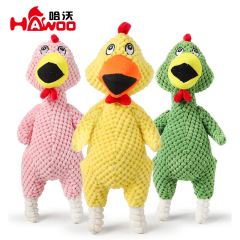 Amazon Havoc Colorful Pineapple Crying Chicken Sound Toy 35cm Tooth Grinding Chewable Pet Toy