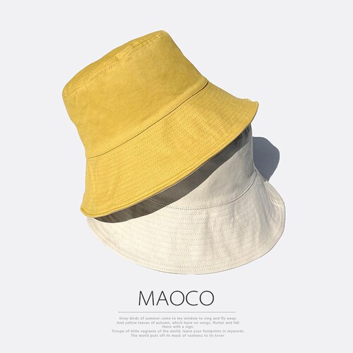 Women's Two-Sided Fisherman Hat, Summer, Autumn, Winter Sunshade, Sun Protection, Large Brim 2024 New Model All-Season Versatile, Japanese Style, Unique Bucket Hat