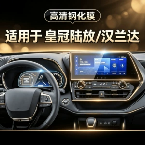 Toyota Crown Land Cruiser 23-24 modelləri üçün naviqasiya mərkəzi konsol ekran qoruyucu filmi