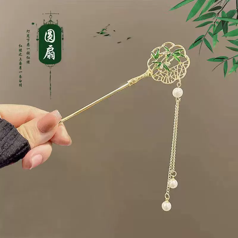 Шпилька в китайском стиле Hanfu, элегантная заколка под дерево, длина 17,5 см