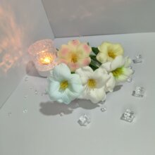亚马逊跨境PU仿真花布朗尼假花郁金香客厅摆件家居装饰道具婚庆