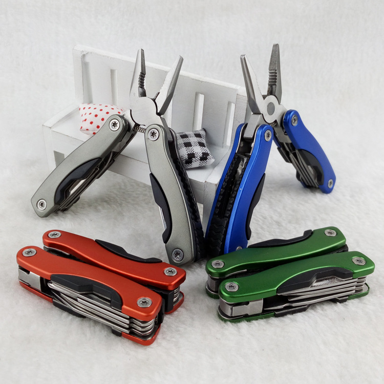 多功能刀钳子便携折叠AA3带钥匙扣迷你口袋工具钳礼品多用尖嘴钳
