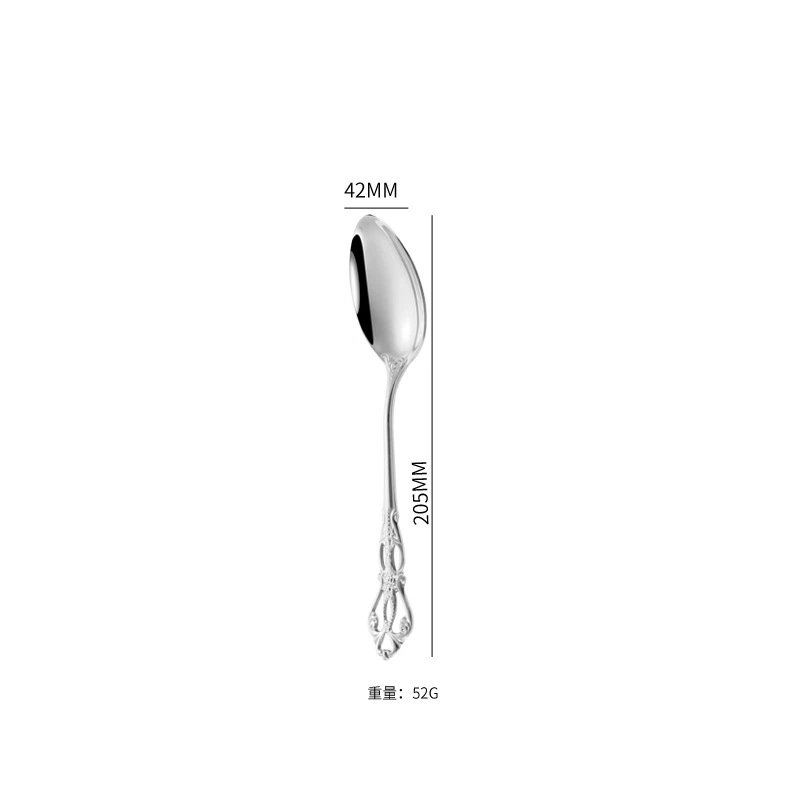 Creative retro tableware stainless steel, set, box, 4 piece set, Birthday gift