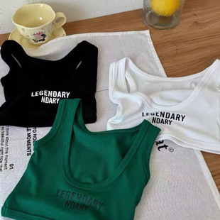 Girls Summer Clothes 2025 Baby New Kidsren's Korean Style Backless Vest Baby Girl Fashionable Trendy Tops Versatile and Stylish