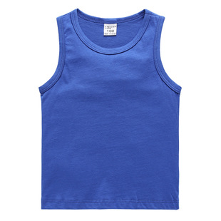 2023 Summer Children's vest Korean-style cotton casual bottoming shirt sweat-absorbent sugar Guo Guo sports boys' sleeveless undershirt