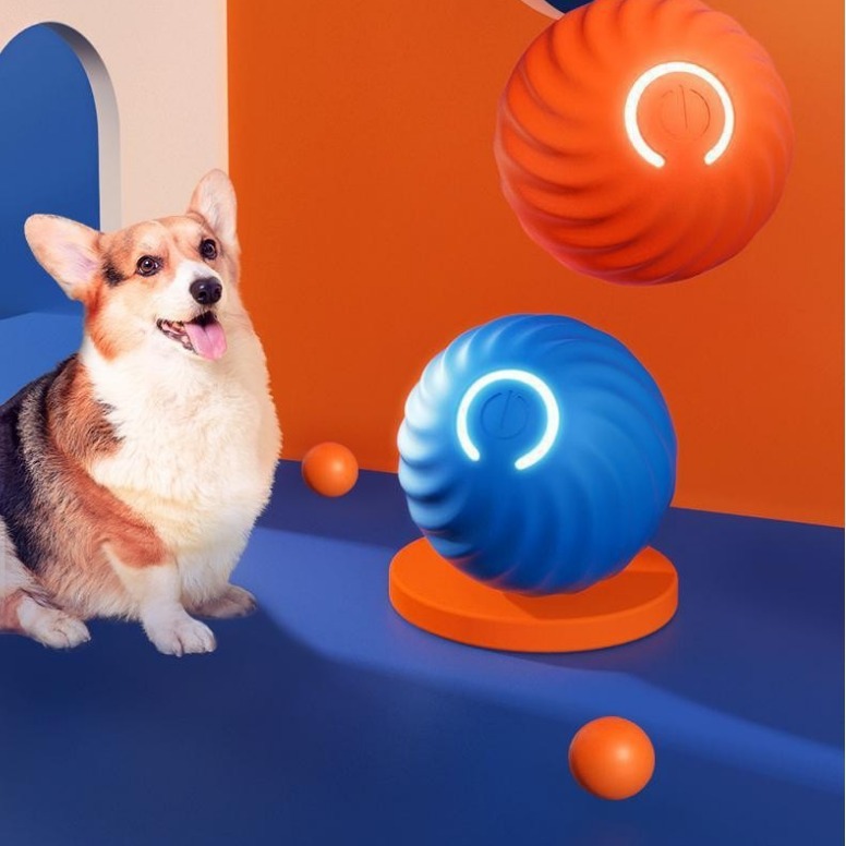 ペット用ジャンプボール、犬用おもちゃ、噛みつきにくい、自動犬用おもちゃ、自己楽しみと退屈解消、ペット用電動おもちゃ、盗難防止|undefined