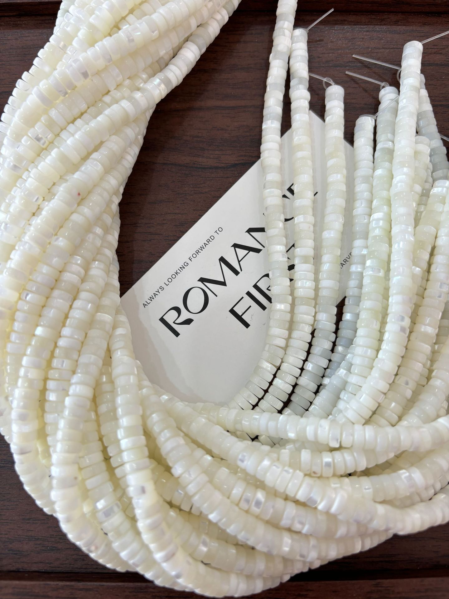 Deep-sea shell pearls, horseshoe snail discs, white mother-of-pearl spacer beads, DIY semi-finished jewelry accessories, wholesale from the source