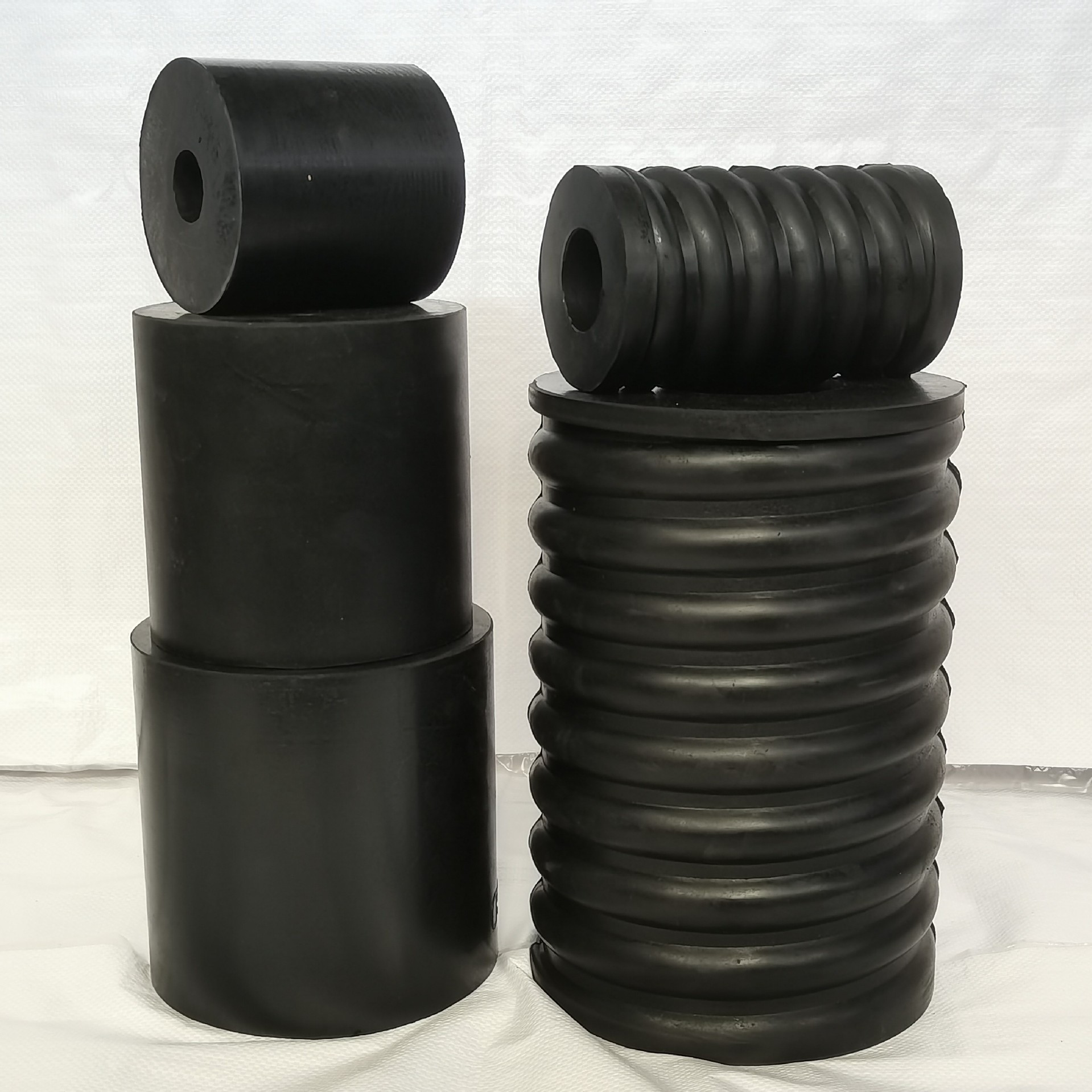 圆柱橡胶弹簧 天然橡胶弹簧30*120*120mm，30*140*140mm 多种型号