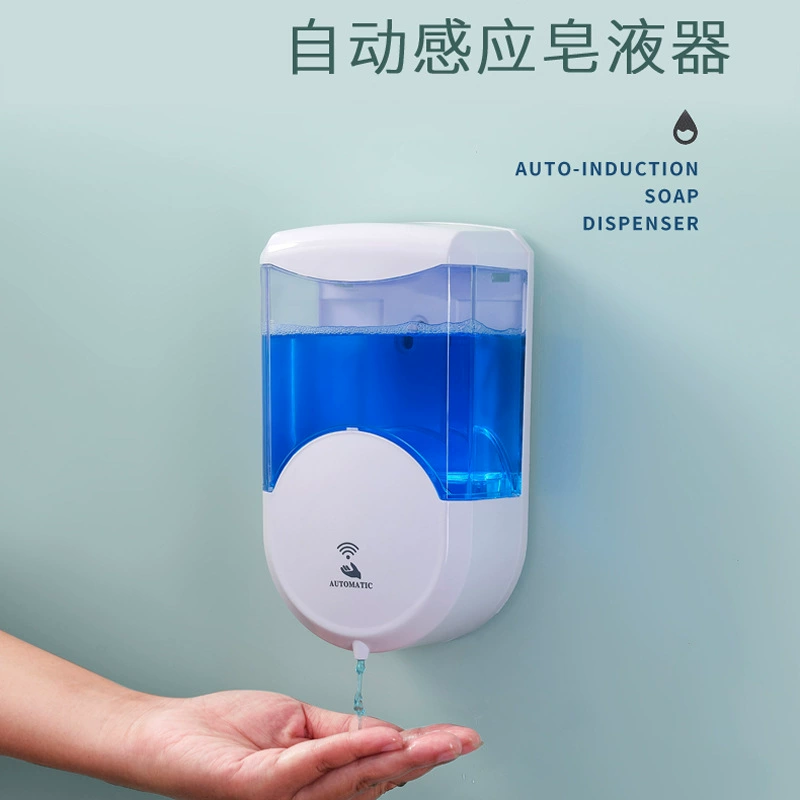 Shendeou Auto-Induction Soap Dispenser, 600ml Transparent Liquid Type, Plastic, Sensor