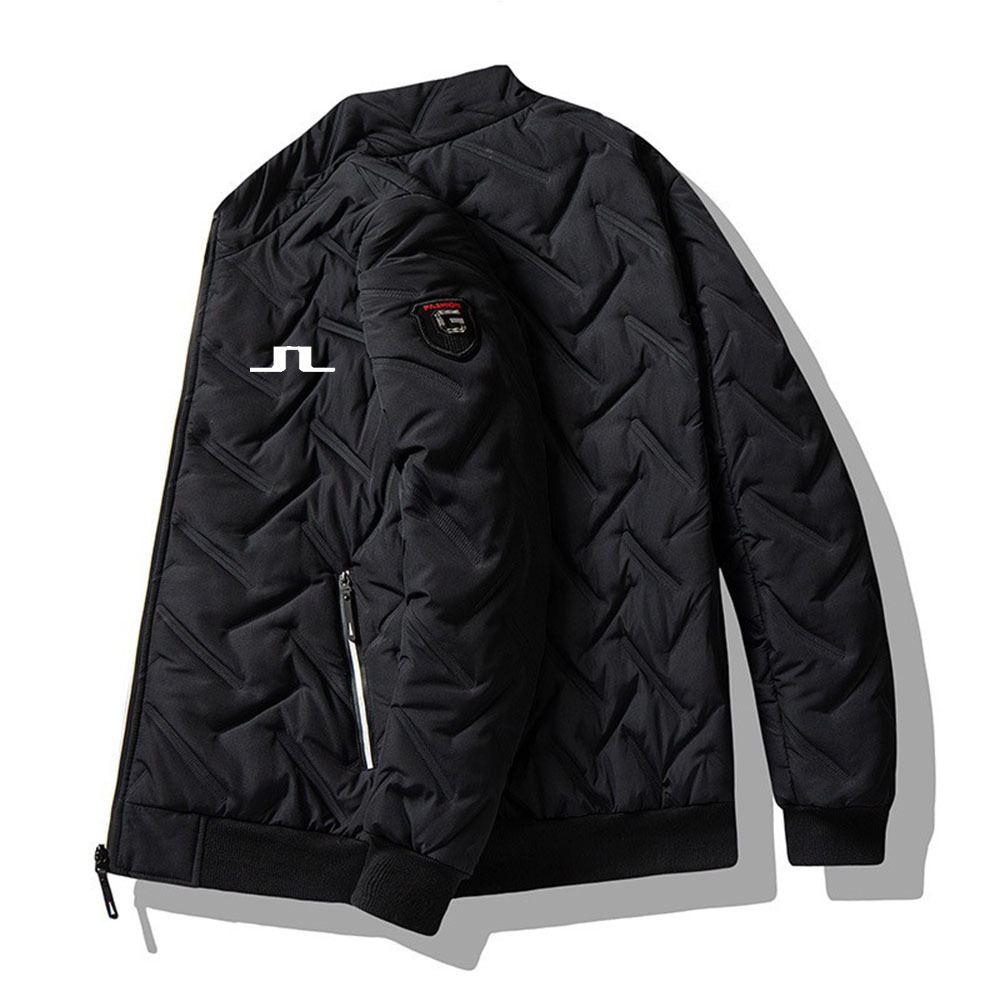 Giacca invernale uomo trapuntata a rombi con collo alla coreana_voghion.com
