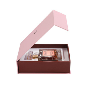 Customized Logo Recyclable Box Fsc30 ml 50 ml 100 ml Mini Perfume Packaging Drawer Box Flip Box