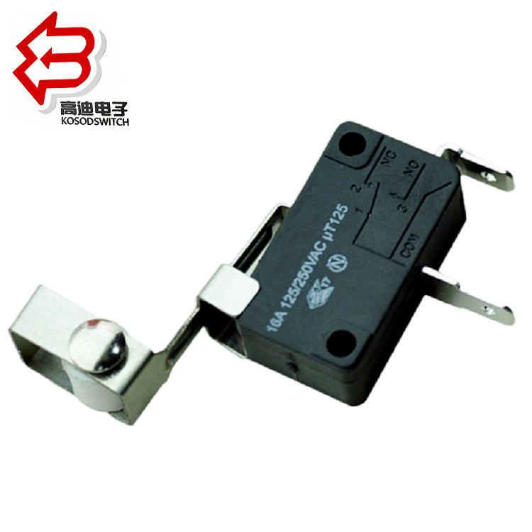 High-Power Micro Switch with Roller Handle, High-Current Micro Switch with Handle, High-Current Micro Switch