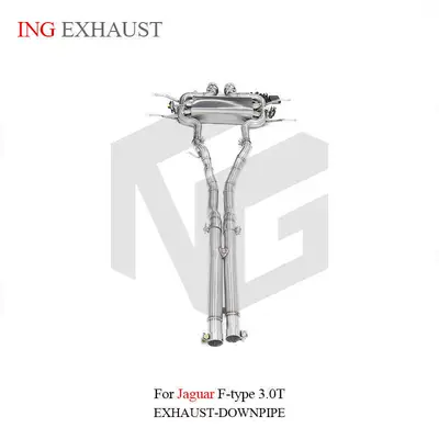 Suitable for Jaguar F-Type X152 2014- 3.0T with silencer valve automotive performance parts pipeline