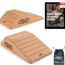 工厂软木深蹲块专用锲形砖异形砖健身举重保护膝盖高密度耐磨