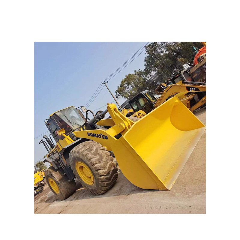 Cargadora de maquinaria de comercio exterior WA470 WA380 noventa por ciento nuevo mercado de ventas ahorro de energía cargadora de ingeniería de descarga frontal