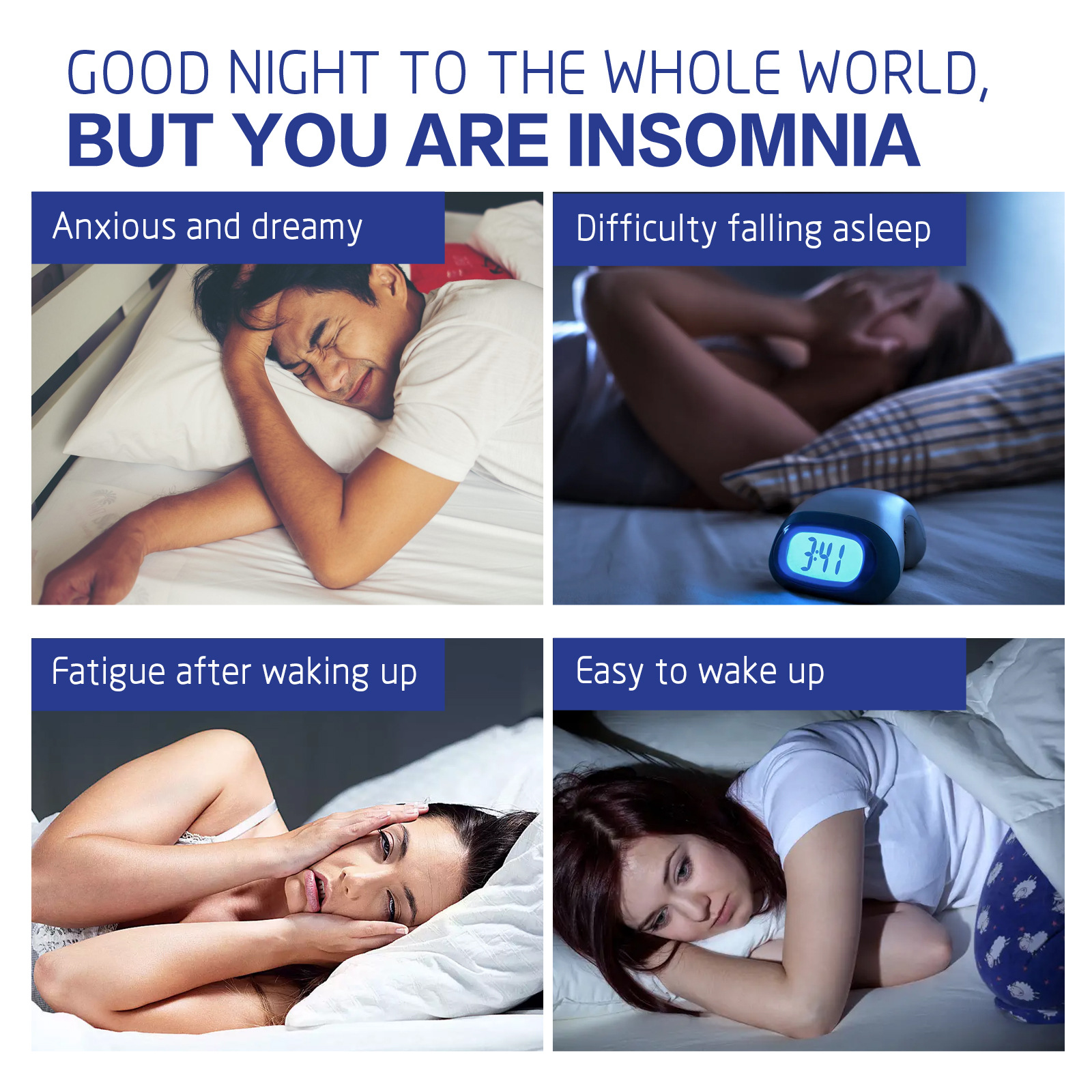 South Moon Sleep Patch Helpt snel in slaap te vallen, verlicht fysieke vermoeidheid en stress, verzorgt slapeloosheid en slaappleister_voghion.com