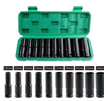 tools, car repair ratchet, vehicle – Mühərrik tənzimləmə alətləri - electric-socket-10-piece-set-10-24mm-model-b