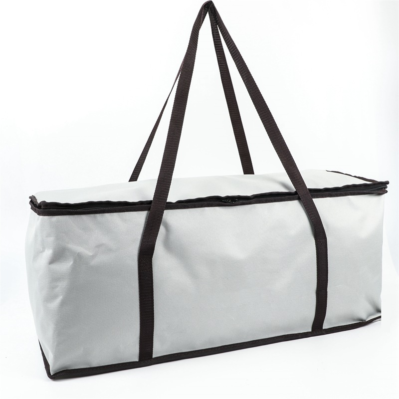 定牛津布拉链袋子管骨条防水棉被包装袋印花手提收纳袋大号工具包