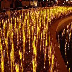 led麥穗燈太陽能戶外防水花園廣場街道裝飾景觀燈蘆葦水稻插地燈