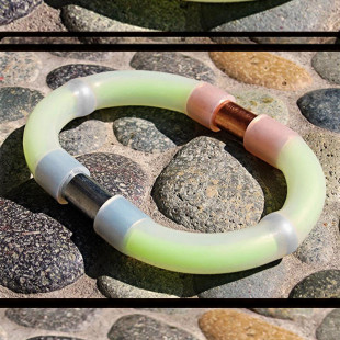 Positive and Negative pole male penis magnetic therapy ring Silicon chest sperm lock ring long-lasting penis trainer foreign trade adult supplies