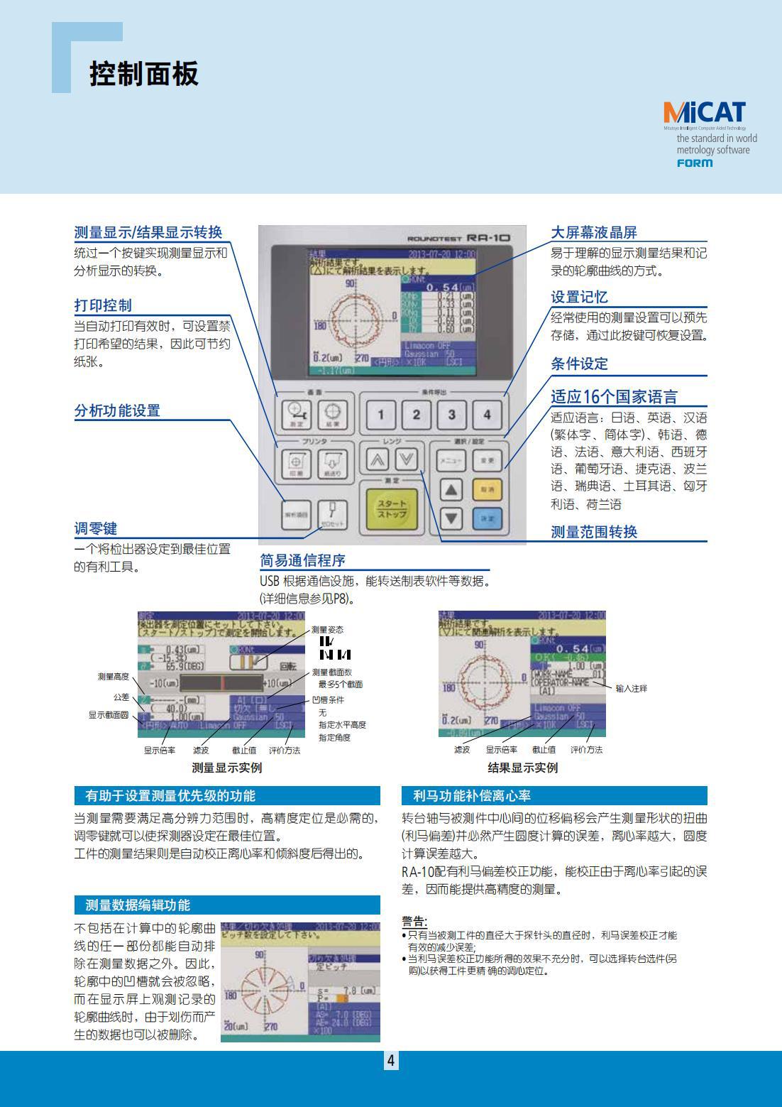 三豐Mitutoyo圓度測量儀RA-10