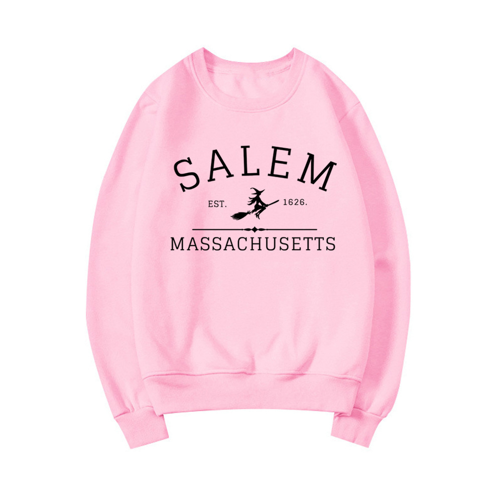 Salem Massachusetts Crewneck Halloween Sweatshirt Salem Witc
