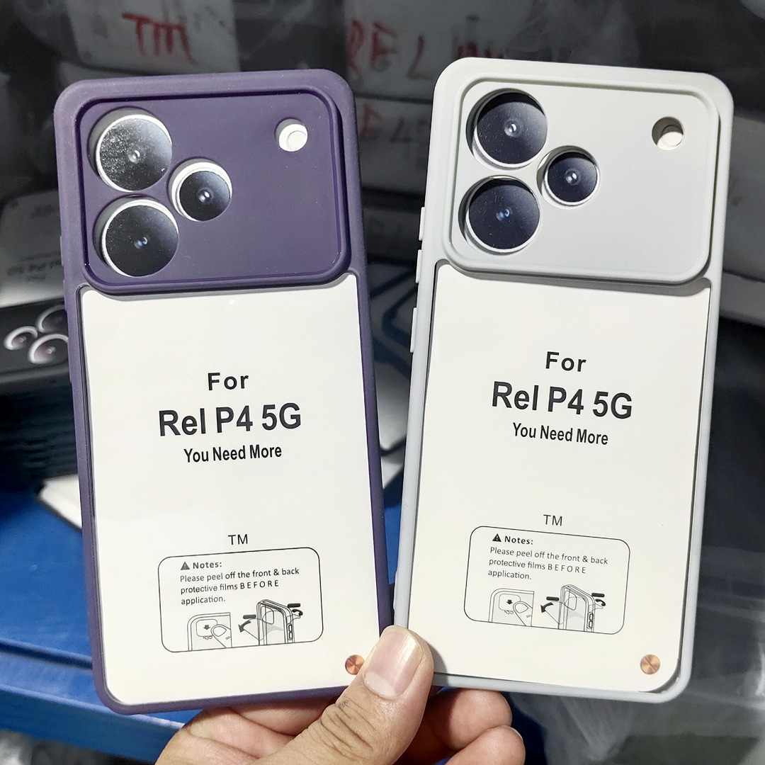 TM精孔亚克力二合一硬壳 适用Realme P4 5G透明亚克力防摔手机壳