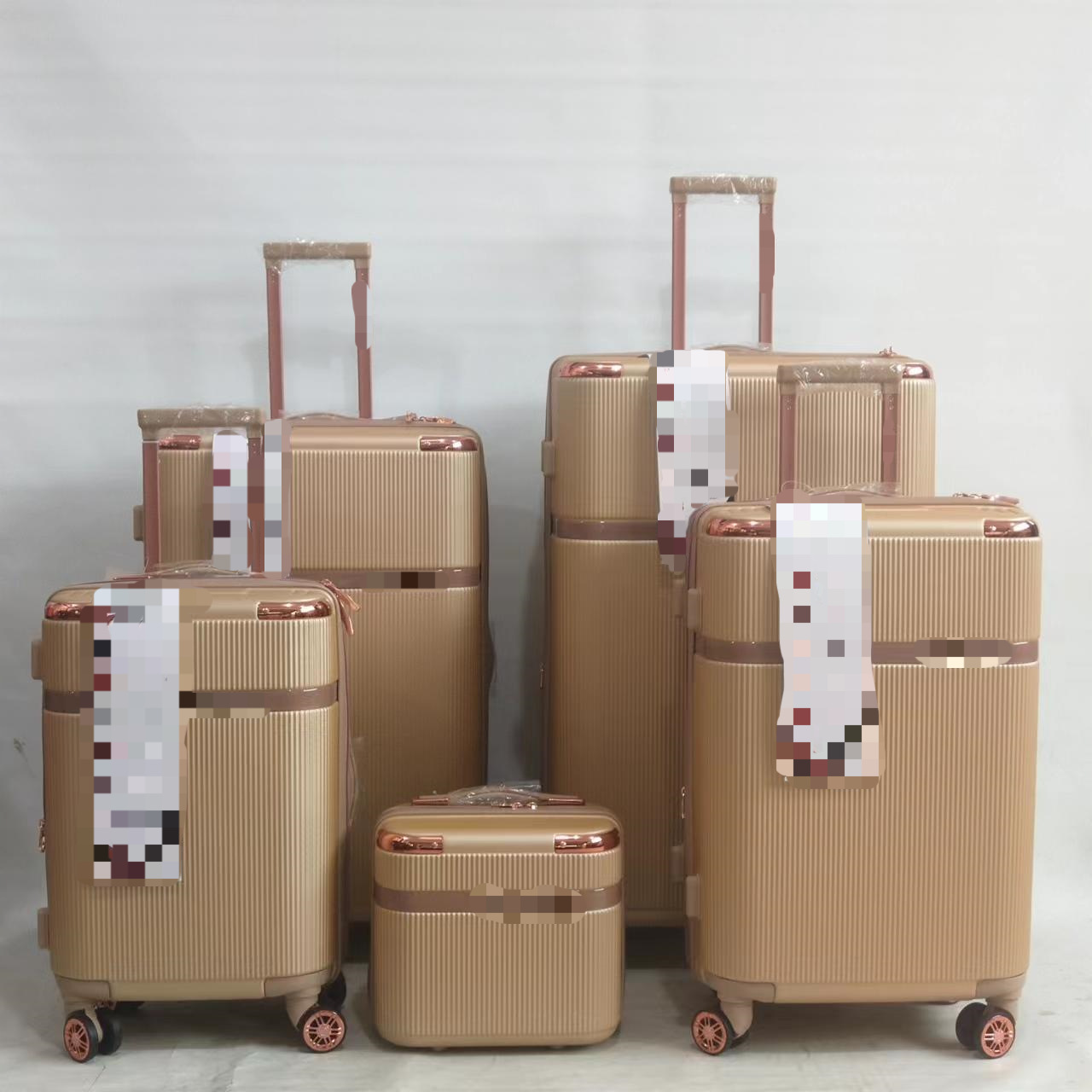 Hard Shell Portable 14inch Makeup Case 20/24/28/ 32inch Five-Piece Large Capacity Suitcase for Male and Female Students