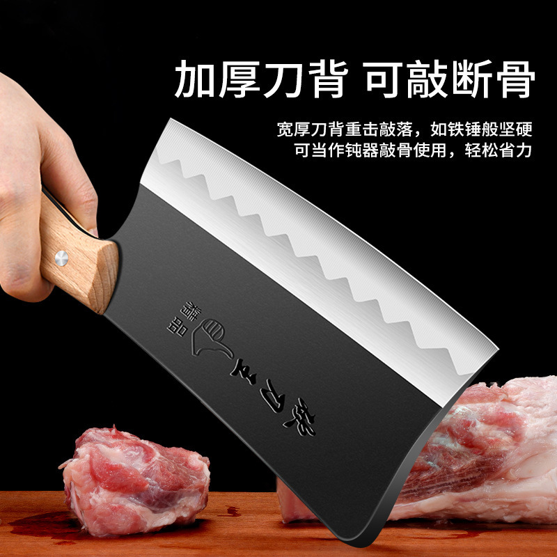 Cuchillo de espesar hueso cuchillo de verduras al por mayor cuchillo de hueso grande espesar casero cortar cuchillo de cocina cuchillo de hueso comercial cuchillo de hueso blanco