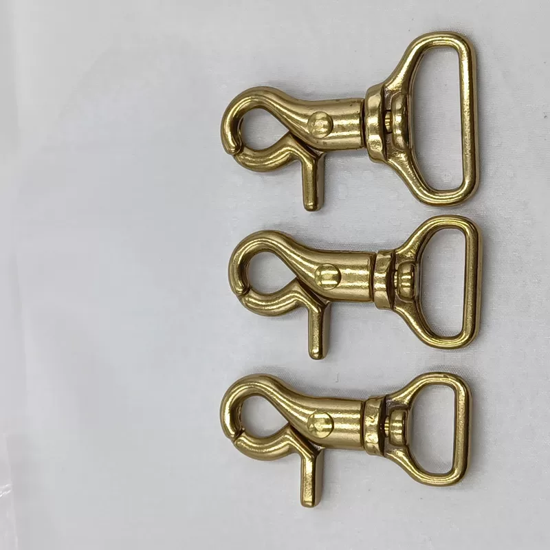 Латунный японский крючок-б buckle для DIY денежных тканевых цепочек, ключ-кольцо с овальным кольцом ракушечный зажим