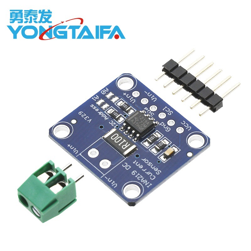 MCU-219 INA219 I2C 接口零漂移 双向电流／电源监控传感器模块