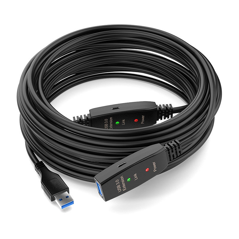 纯铜usb3.0延长线5米10米20米公对母带信号放大器usb接口延长线|undefined
