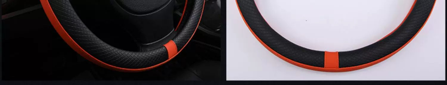 Suitable for various Toyota, Honda, Nissan, and BYD models, JAC steering wheel cover, summer leather car handle cover, non-slip