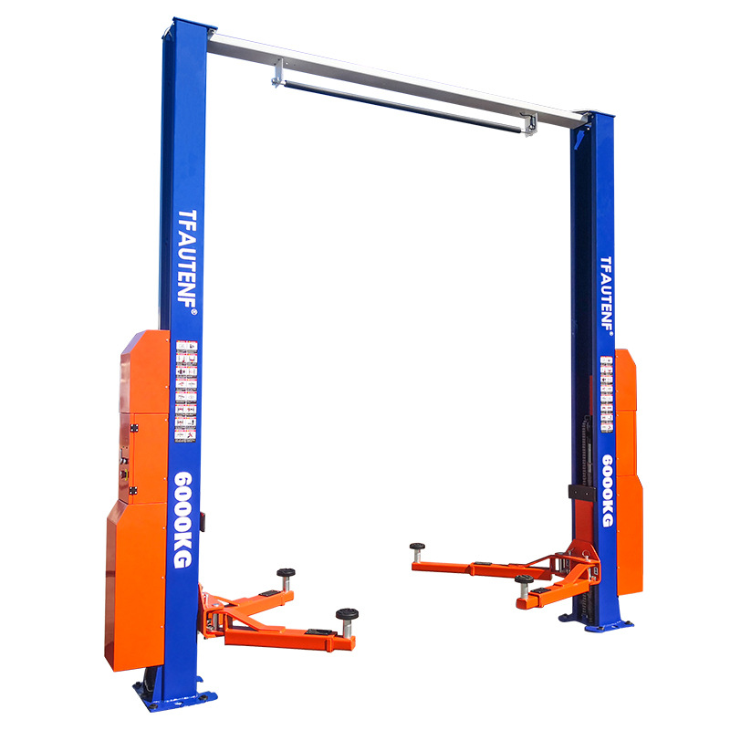Elevador Hidráulico de Doble Columna para Autos, Plataforma Elevadora de 6 Toneladas, Exportación de Comercio Exterior, Directo de Fábrica