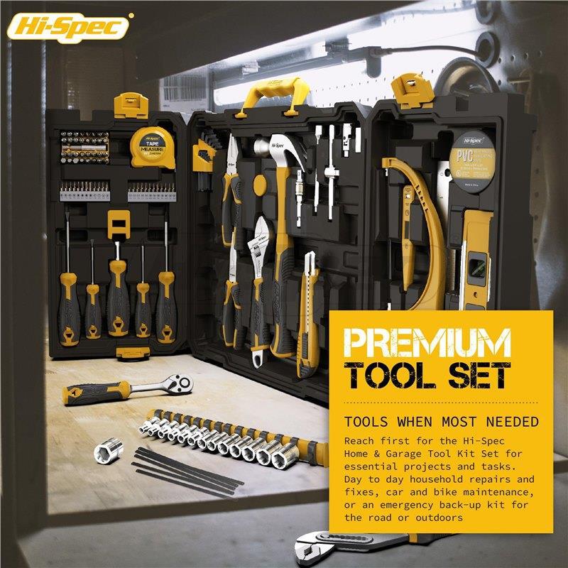수리-경적 수리 HISPEC 해머 펜치 세트 세트 스크루 드라이버 113 홈 머신 조합 도구 상자