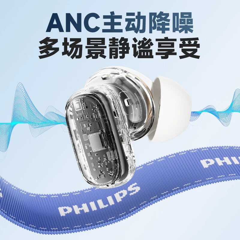 Philips, маленькие наушники, bluetooth