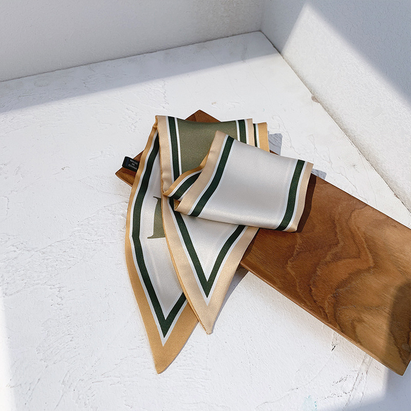 Nanfa Manor flores retro bufandas de seda flotantes arco anillo de cabello dulce chica cuerda de cabello cabeza cuerda de cabello adornos de cabello versátiles