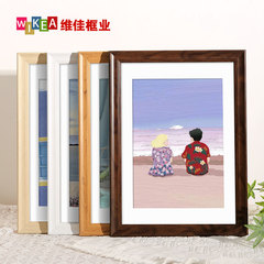 Nordic minimalist picture frame, large size photo frame for wall hanging, 4K, 12 inches, 16-inch, children's sketch puzzle frame