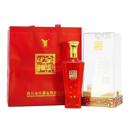 全兴老八大名酒 全兴优曲匠心御藏52°浓香型白酒500ml礼盒装批发