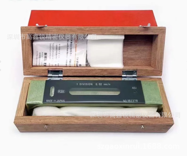 日本原装RSK条形机床精密水平仪542-1502V条式水平仪150MM*0.02