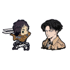 進擊的巨人動漫胸針徽章服裝背包飾品配飾別針跨境外貿熱銷胸章